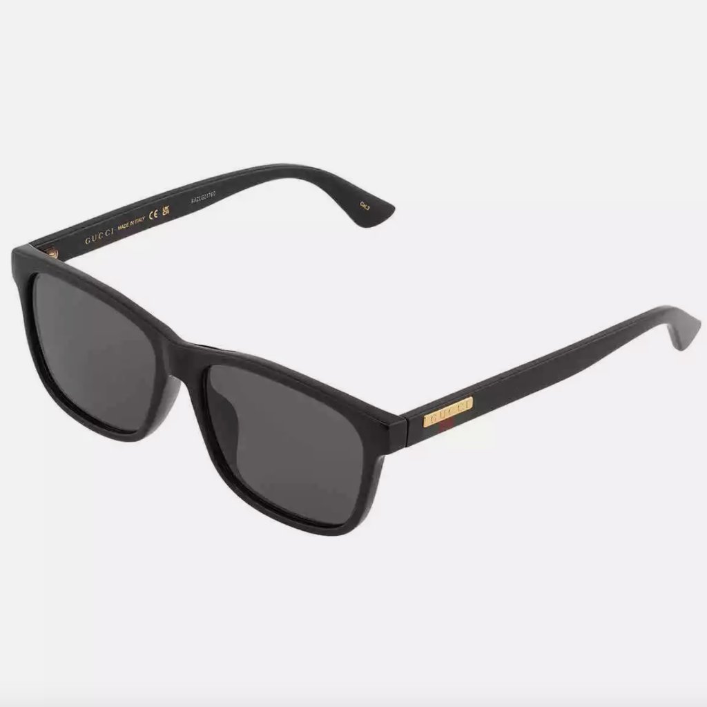 Gucci Grey Square Men's Sunglasses